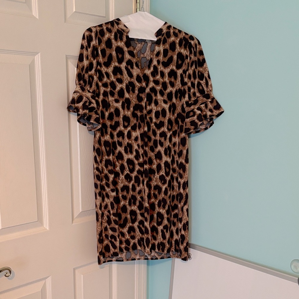 Leopard Print Dress Med